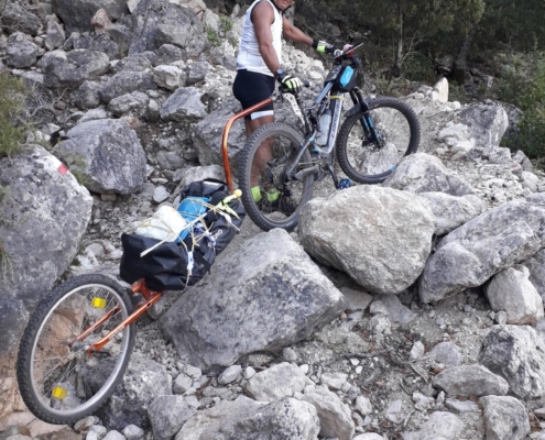 Transardinia in mountain bike